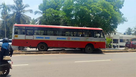 Bus brake fail 